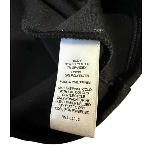 Express Babydoll Top Women Small Black Straps Fairy Grunge Y2K Flowy Stretch New - Picture 8 of 8